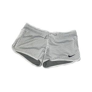 Nike White Mini Jersey Shorts, fits small